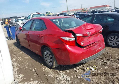 2016 Toyota Corolla Le z USA, uszkodzony, nr VIN 2T1BURHE0GC630618